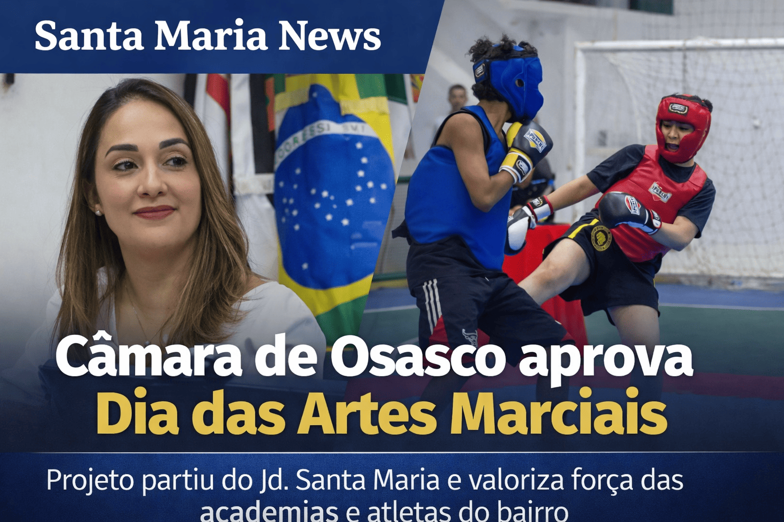 Câmara de Osasco aprova Dia das Artes Marciais e destaca força do Jd. Santa Maria