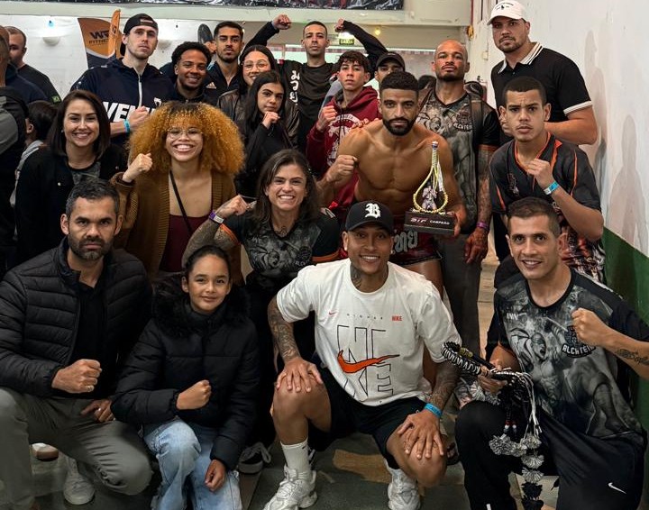 Paulo Black vence no STF Storm Thai Fight e segue levando o nome do Jardim Santa Maria aos grandes eventos do Muay Thai